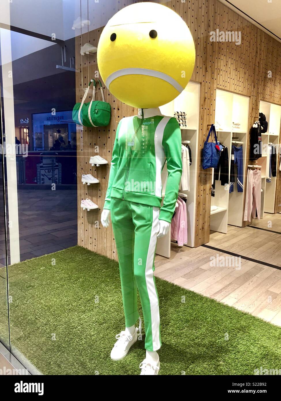 Tennis ball head Stock Photo Alamy