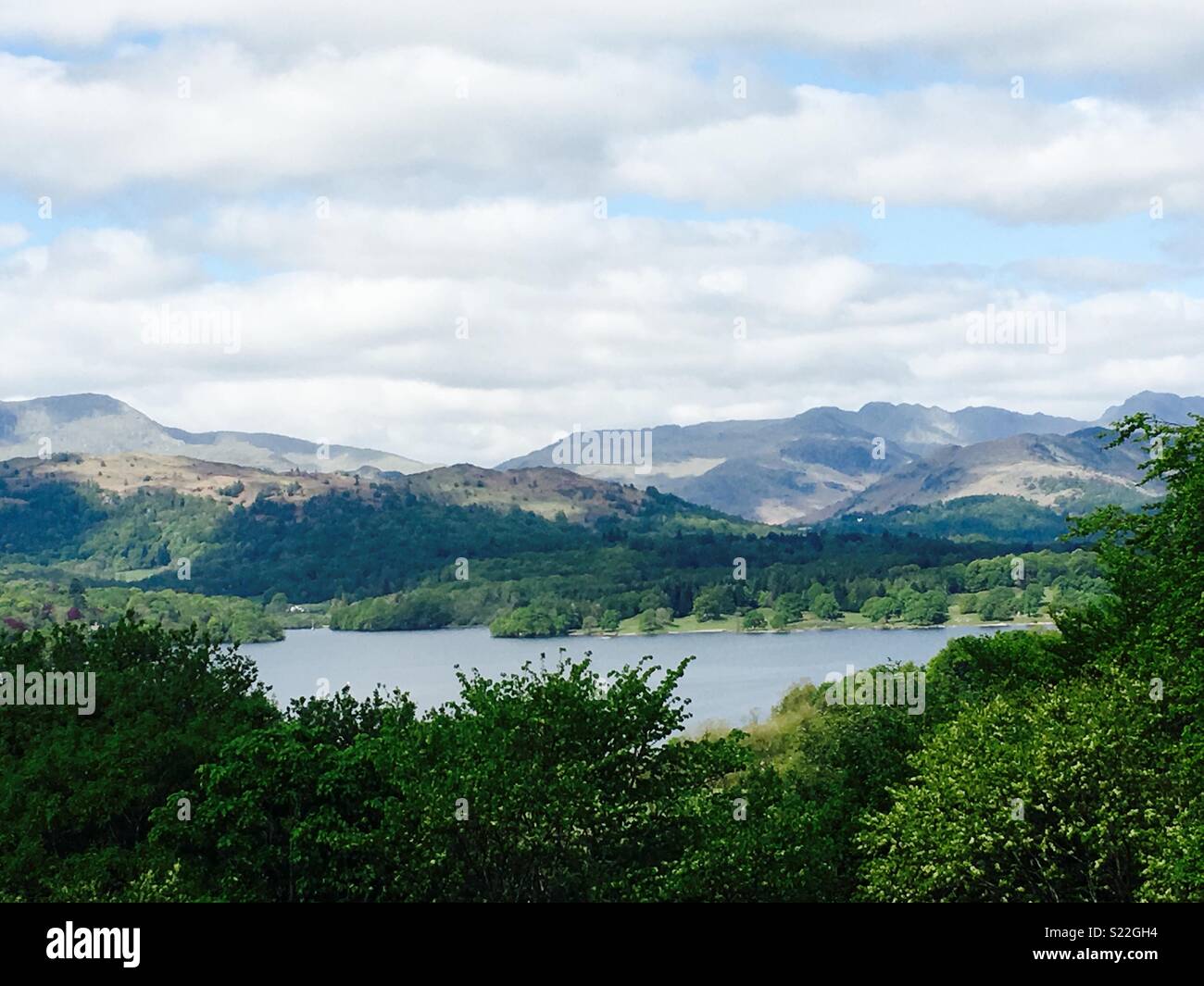 Lake District views Stock Photo