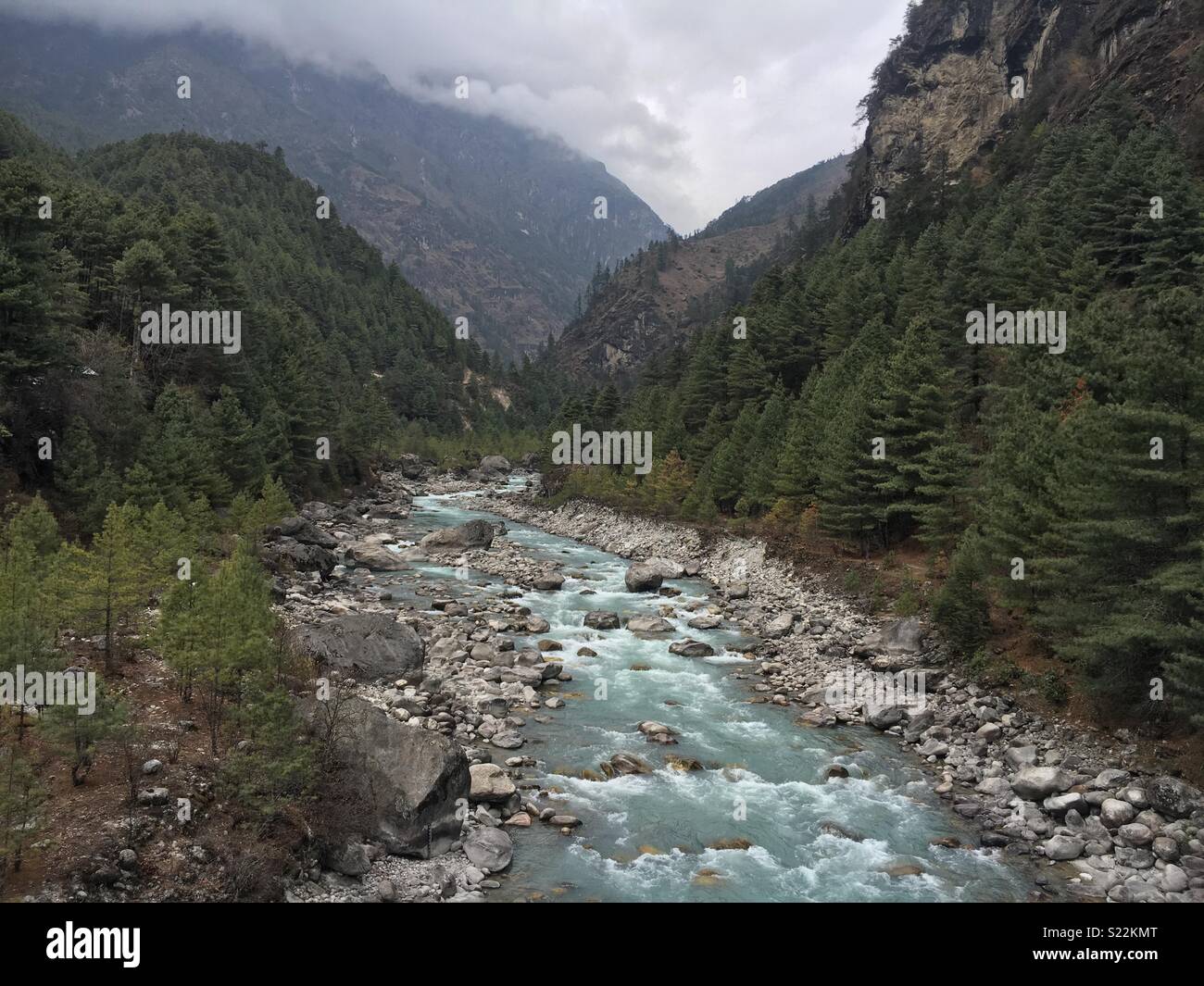Milk river in Nepal Stock Photo - Alamy