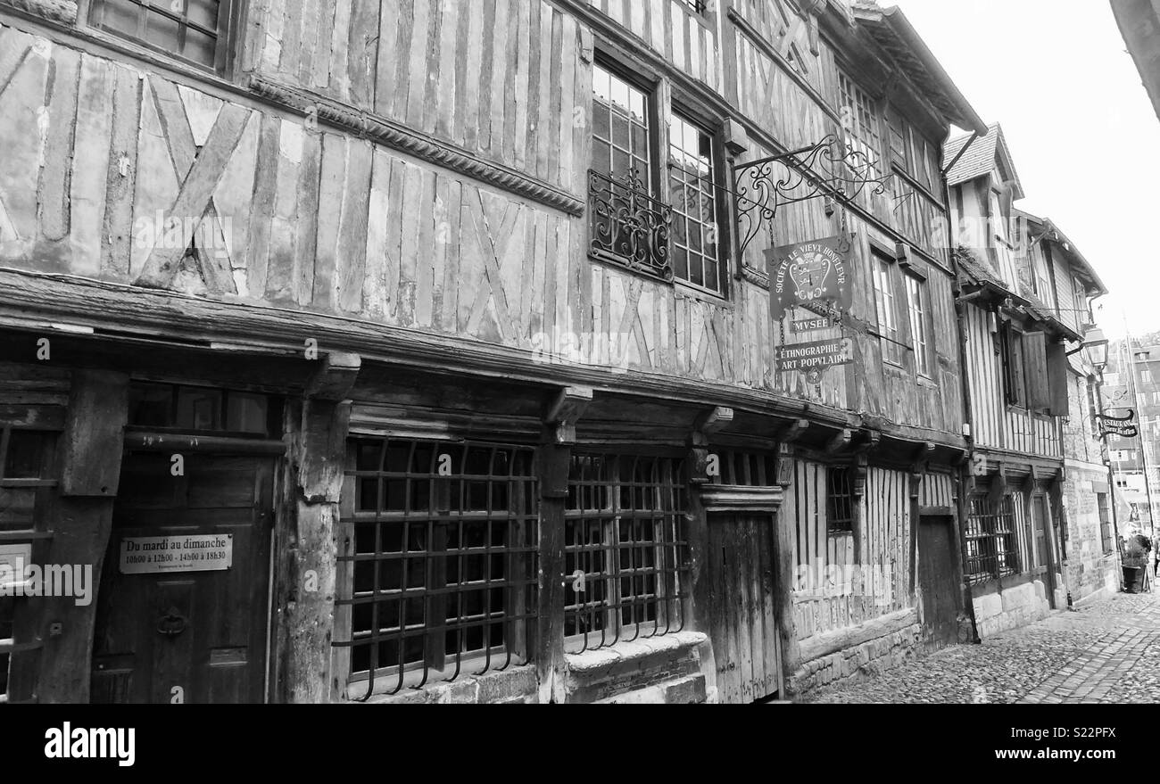 Rural French street Stock Photo Alamy
