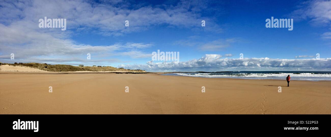 Empty beach Stock Photo