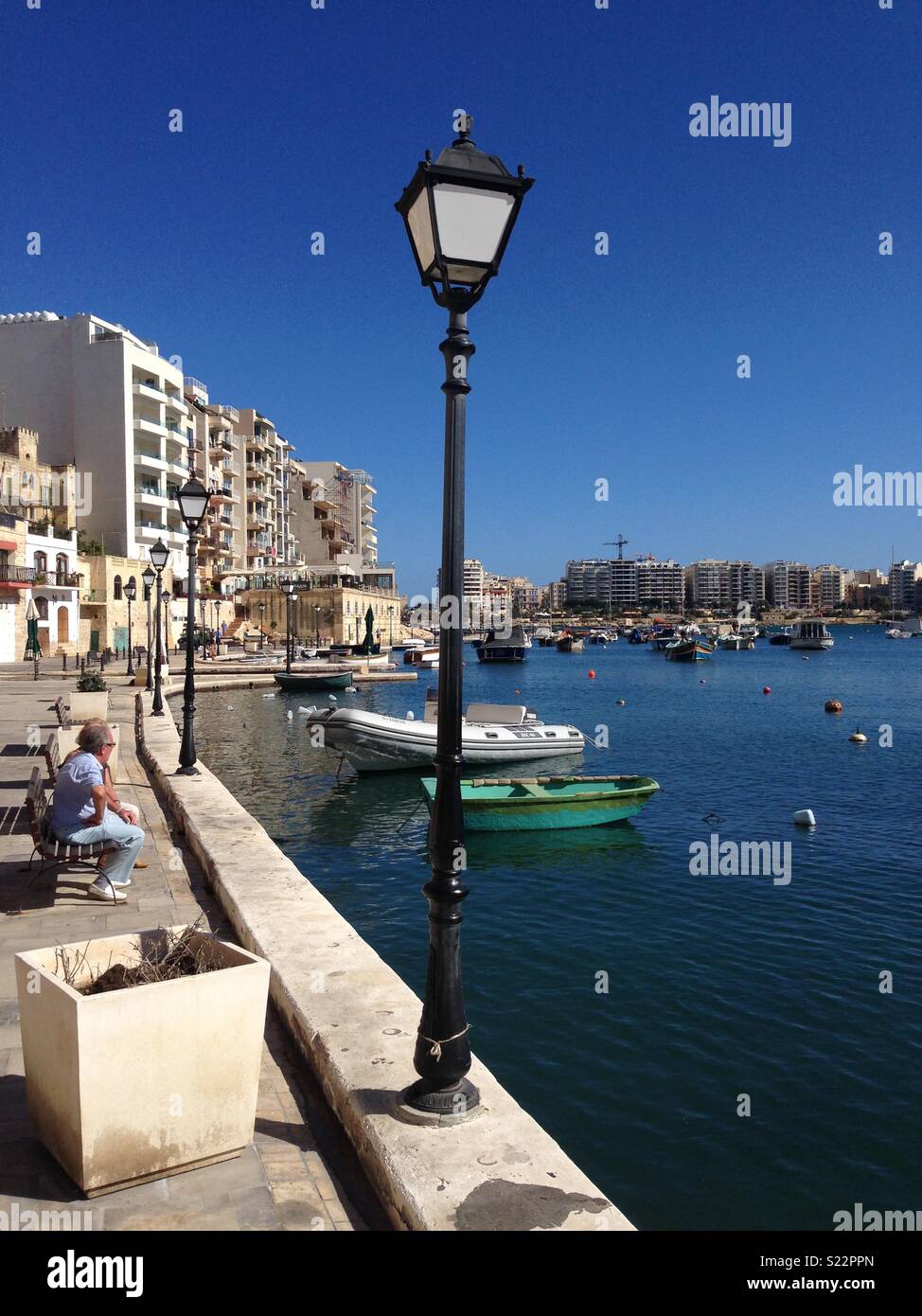 St Julian’s Bay, Malta Stock Photo