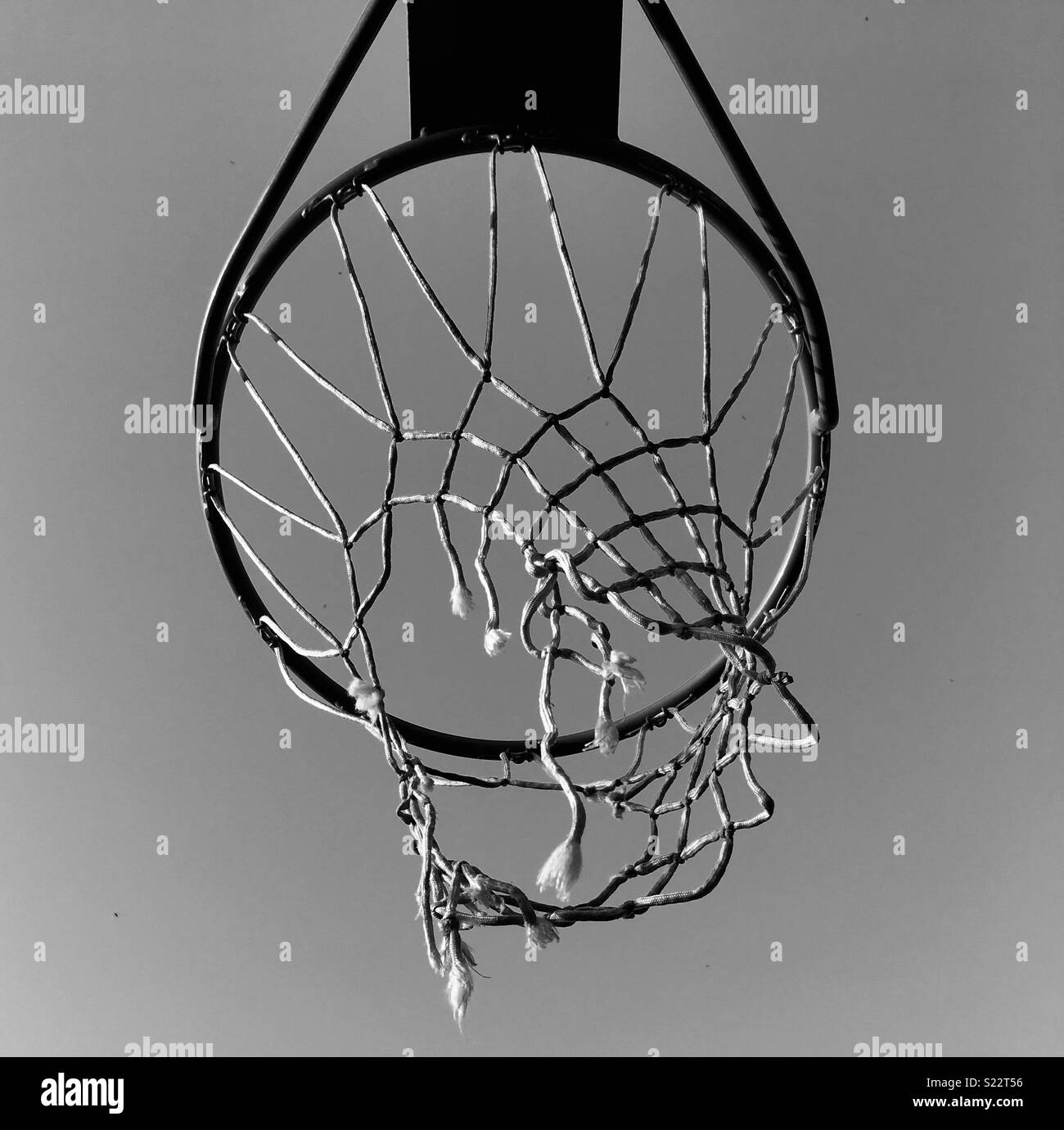 Basketball net Black and White Stock Photos & Images - Alamy