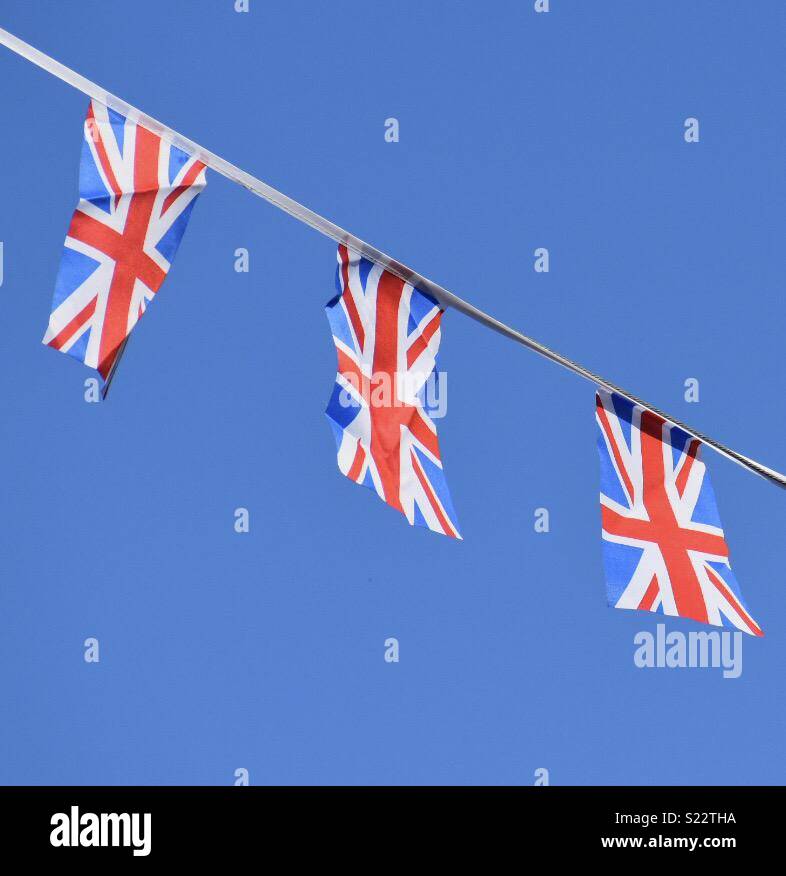 Union Jack Bunting Stock Photo Alamy
