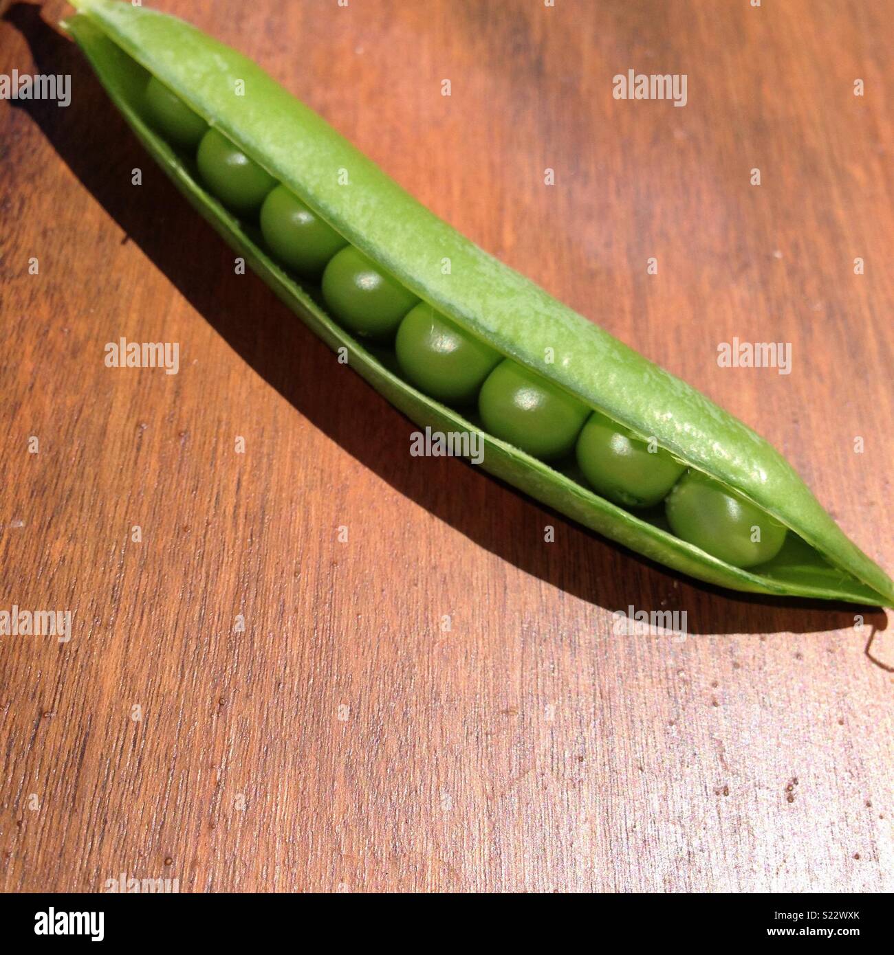 Peas in a pod Stock Photo