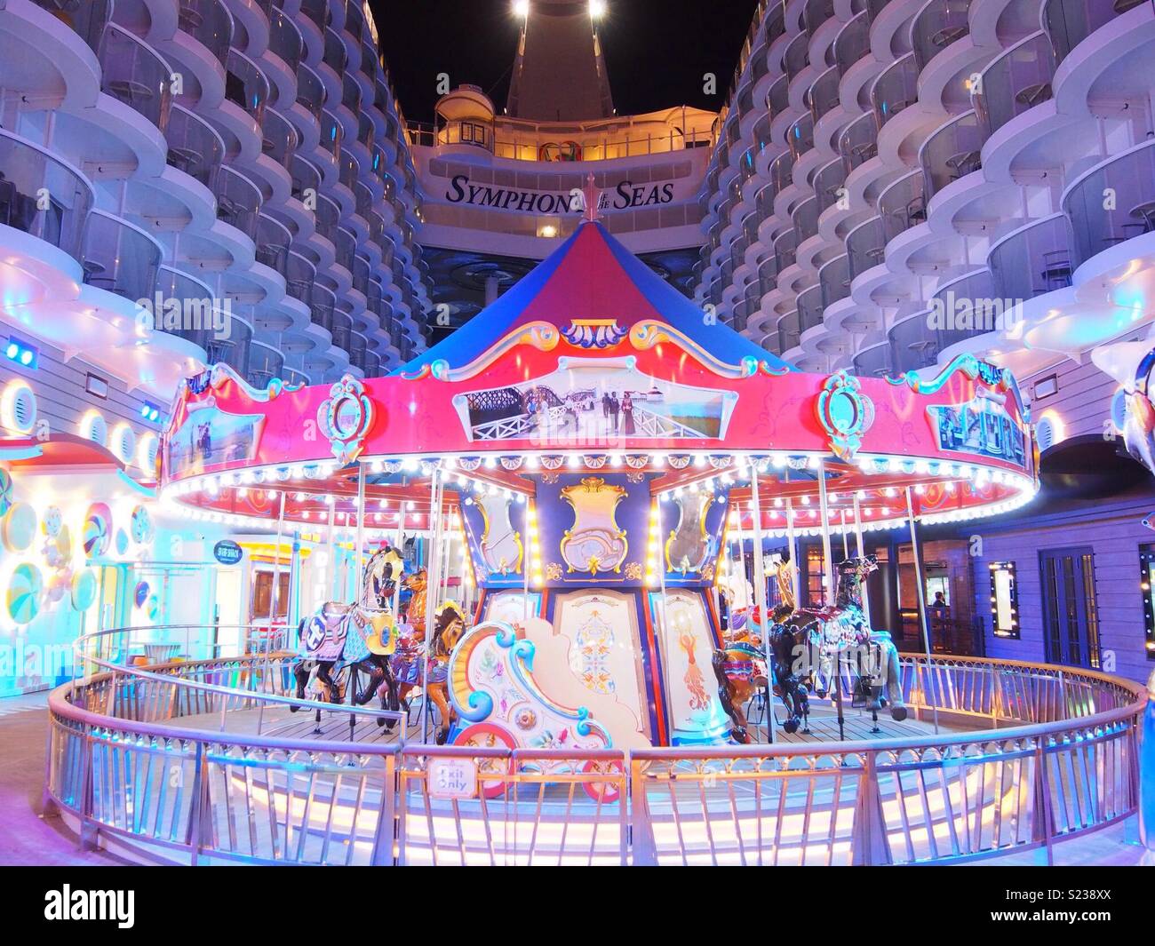 Carousel on Symphony of the Seas Stock Photo Alamy