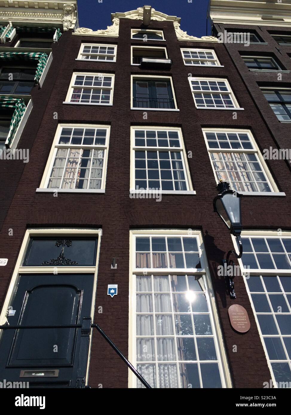 A Typical House in Amsterdam Stock Photo Alamy