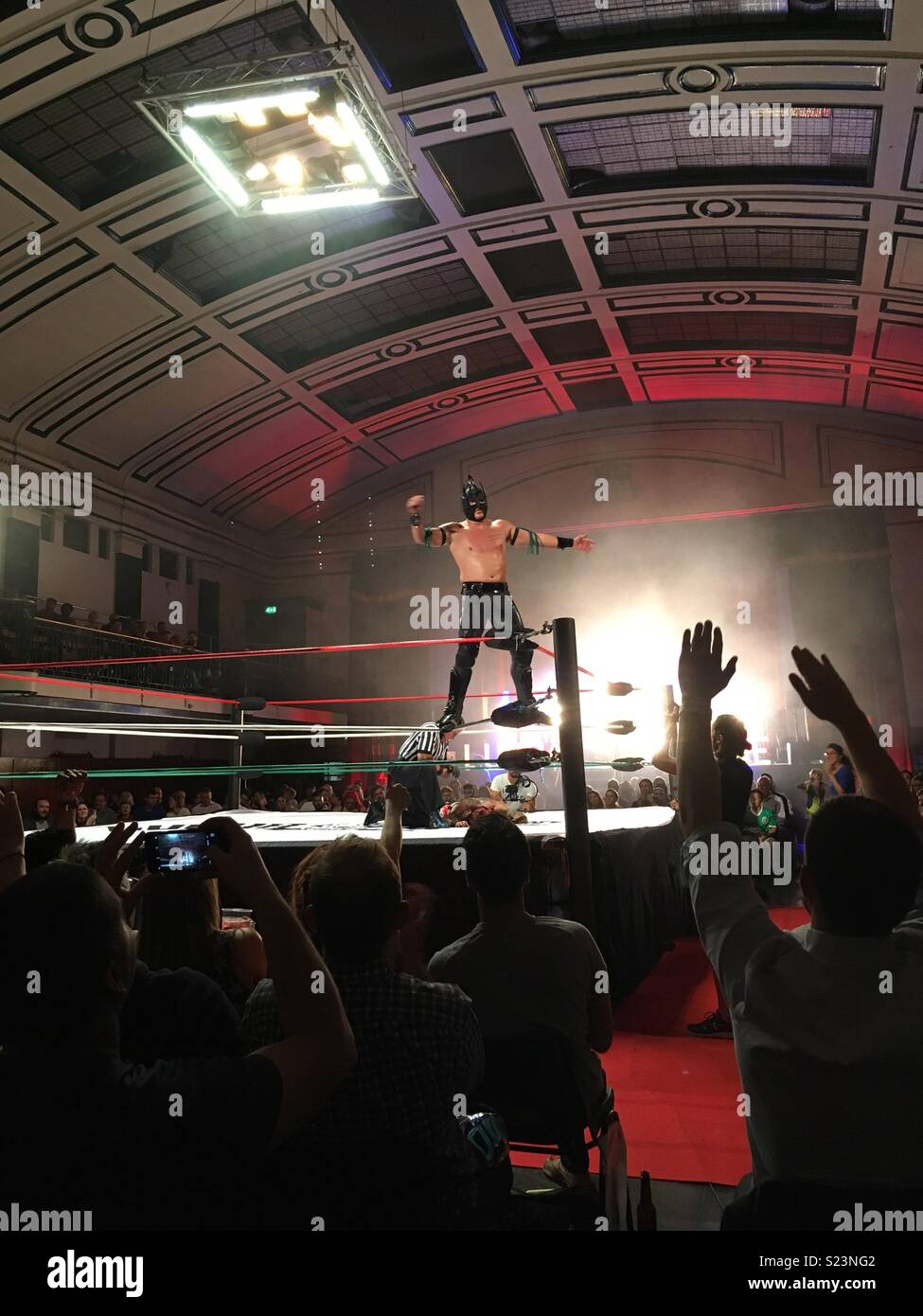 Luchador Britannia wrestling event, London Stock Photo
