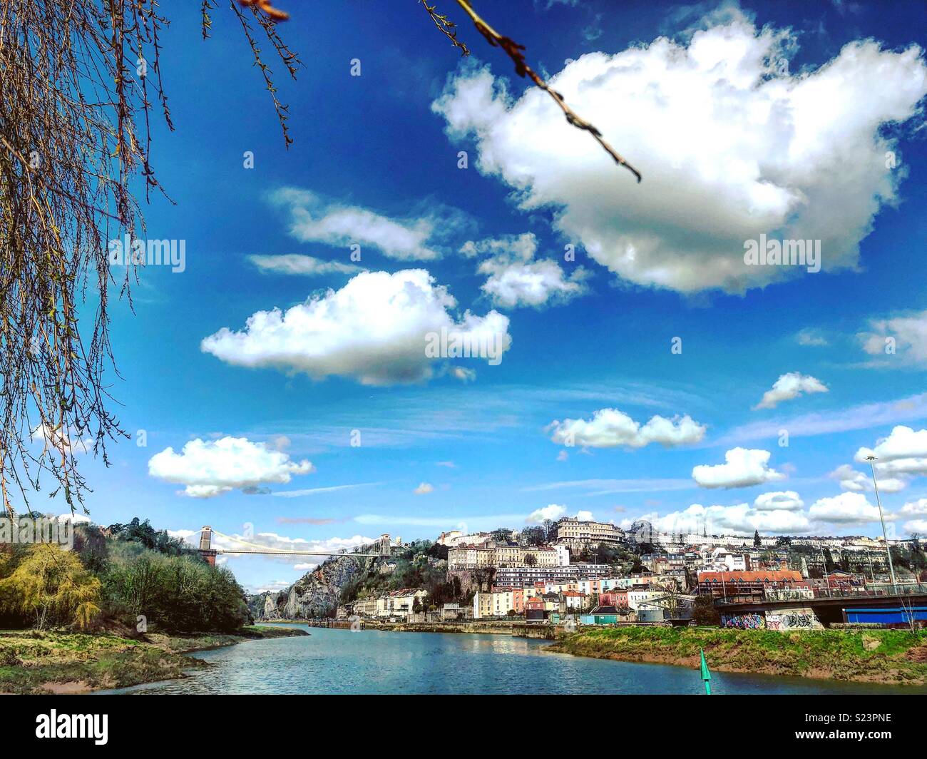 Clifton Suspension Bridge on a glorious day Stock Photo