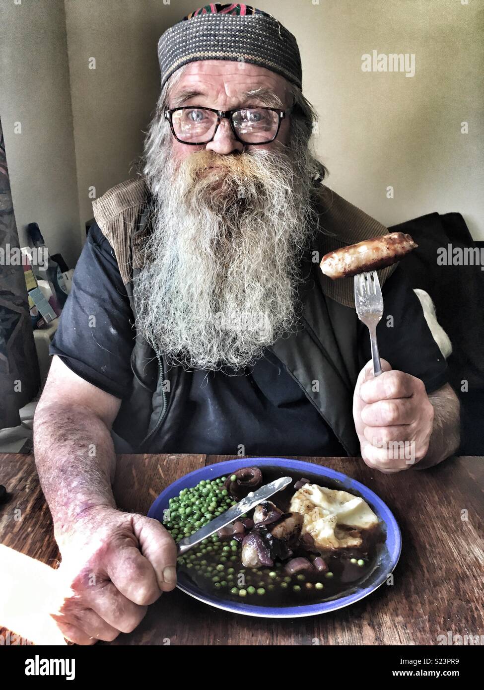 Bangers and mash Stock Photo Alamy