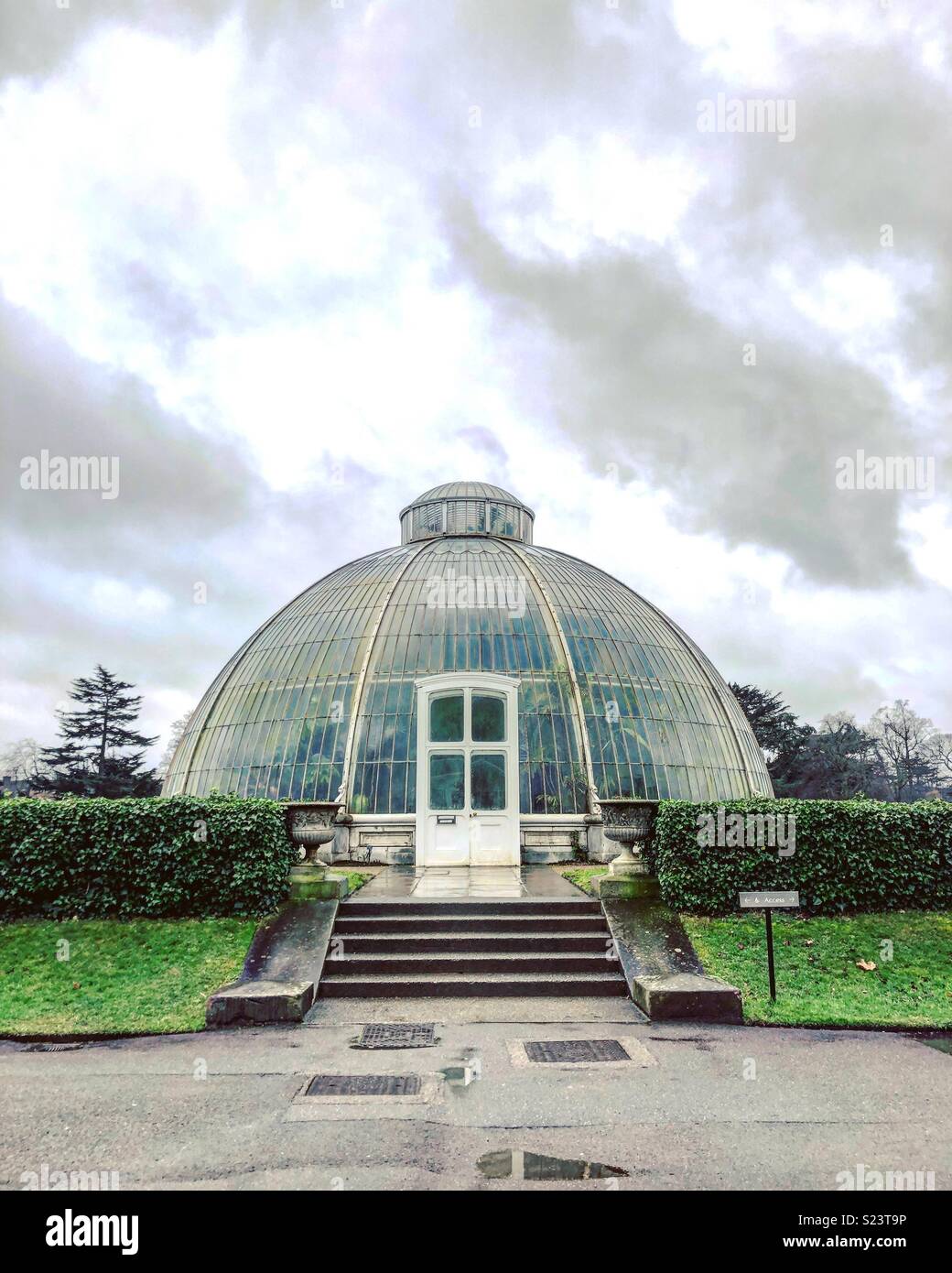 Kew Gardens and a moody sky Stock Photo