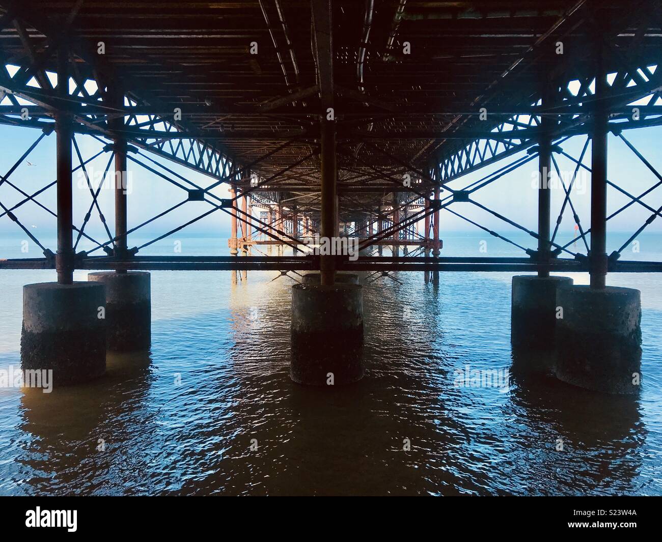 Pier Structure. Stock Photo