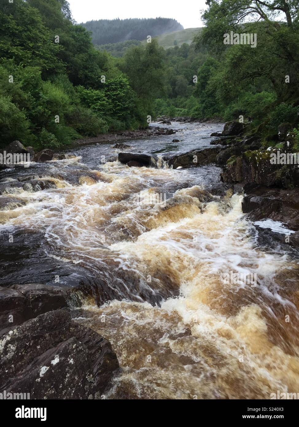White water river - Smartphone Captured Stock Image