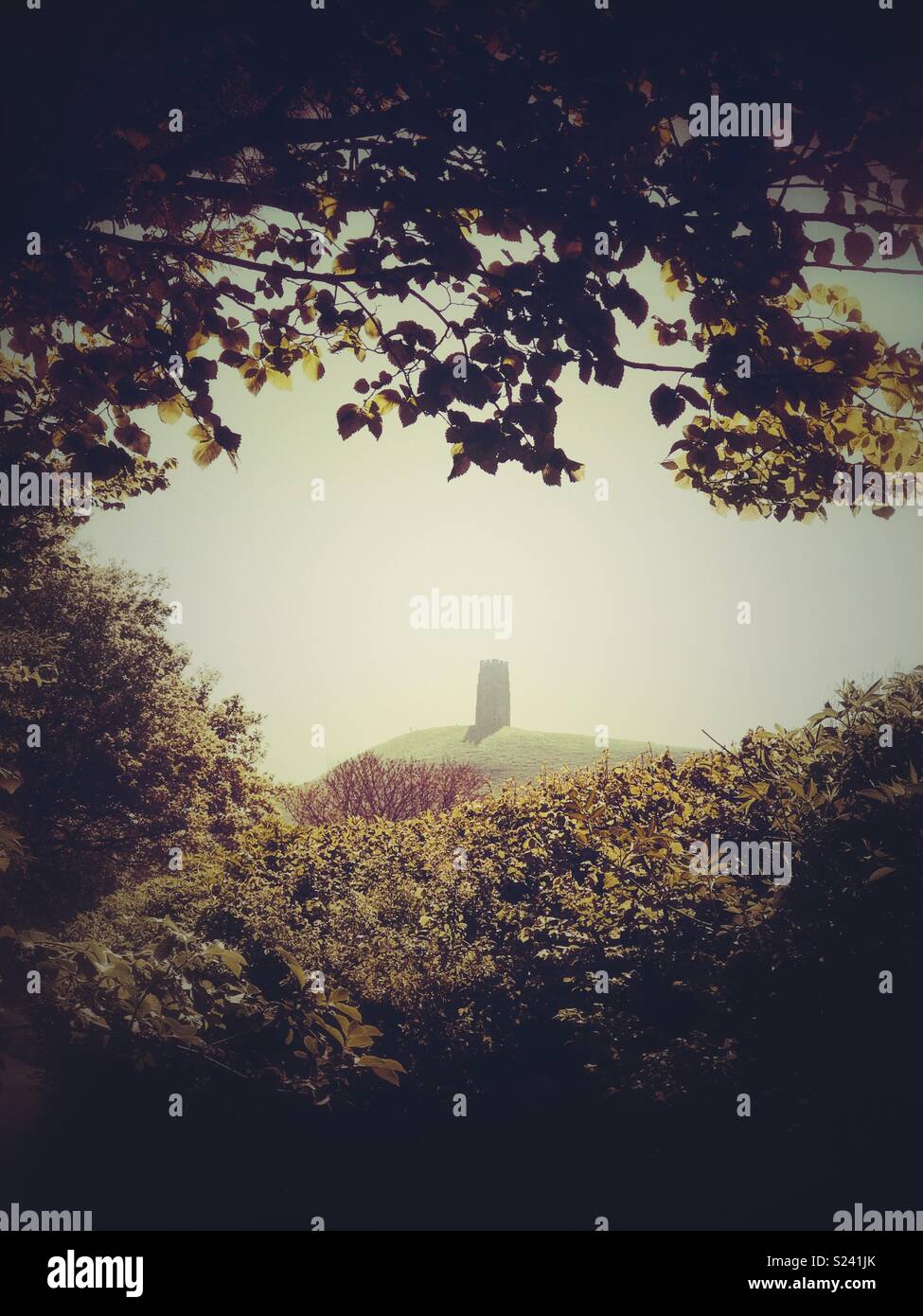 Glastonbury Tor in Somerset - Smartphone Captured Stock Image