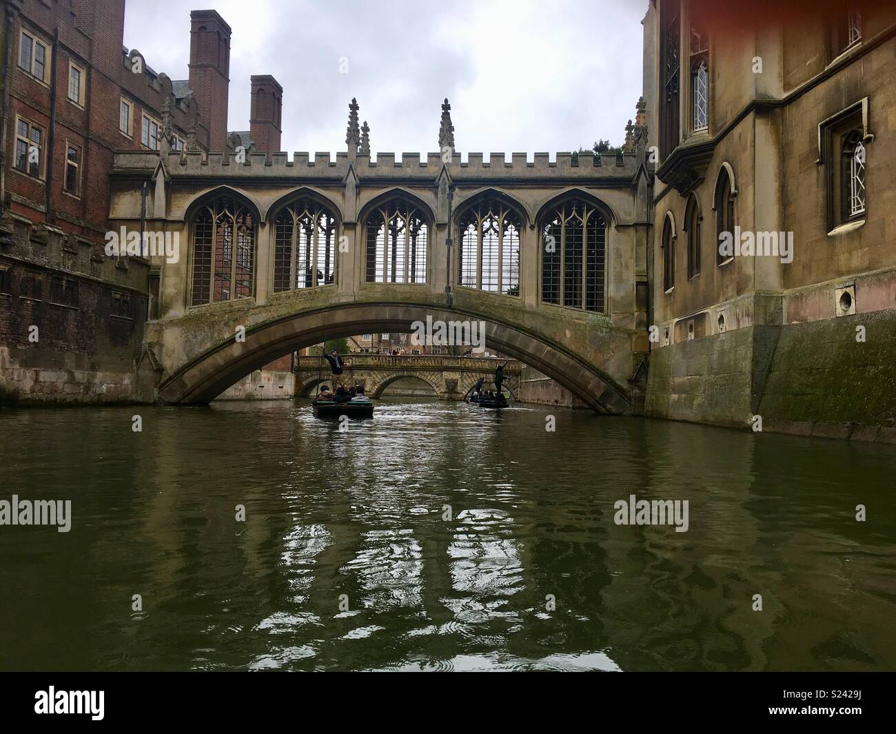 Bridge of sighs Cambridge - Smartphone Captured Stock Image