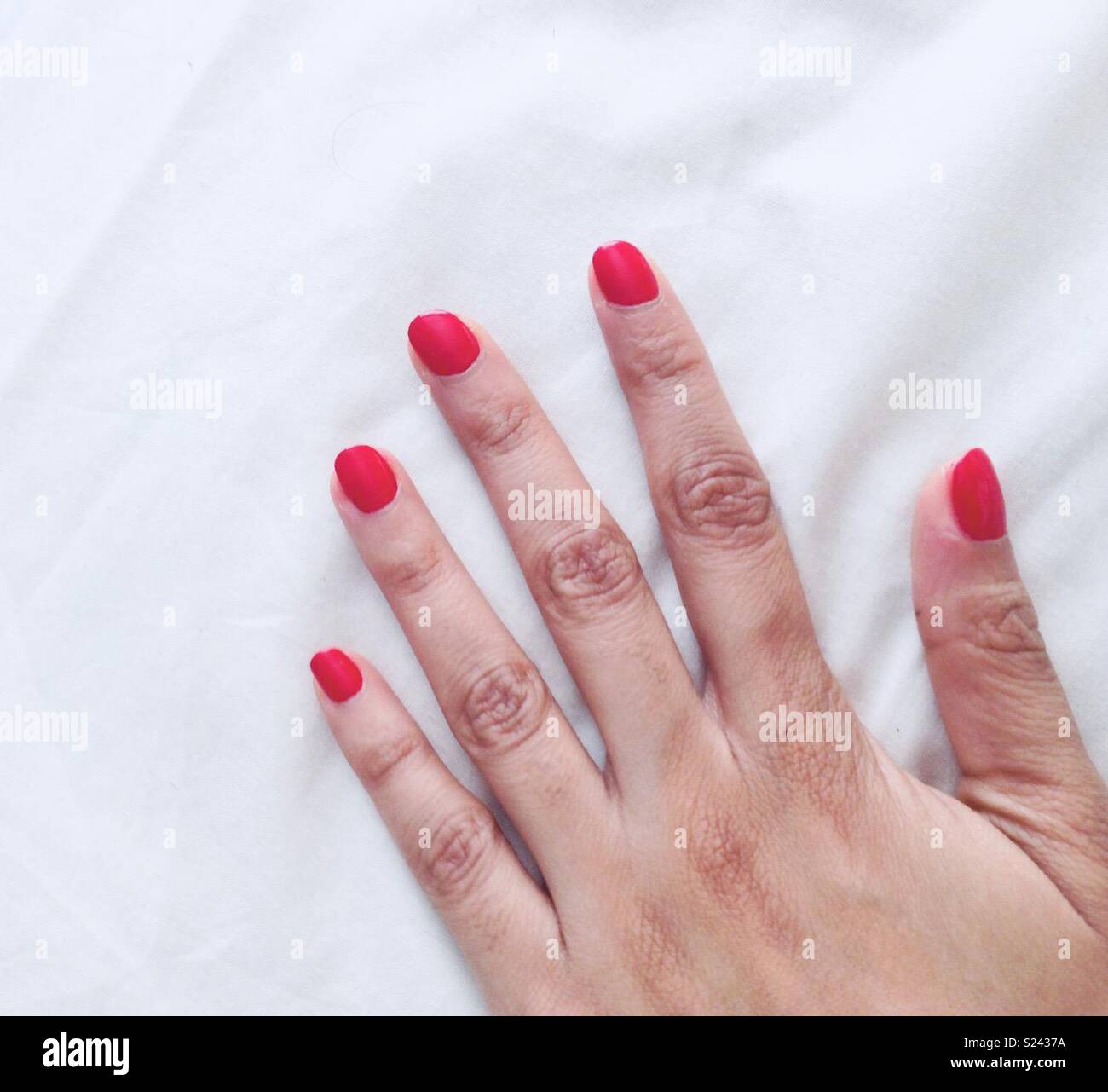 Woman's fingers nail polish hi-res stock photography and images - Alamy