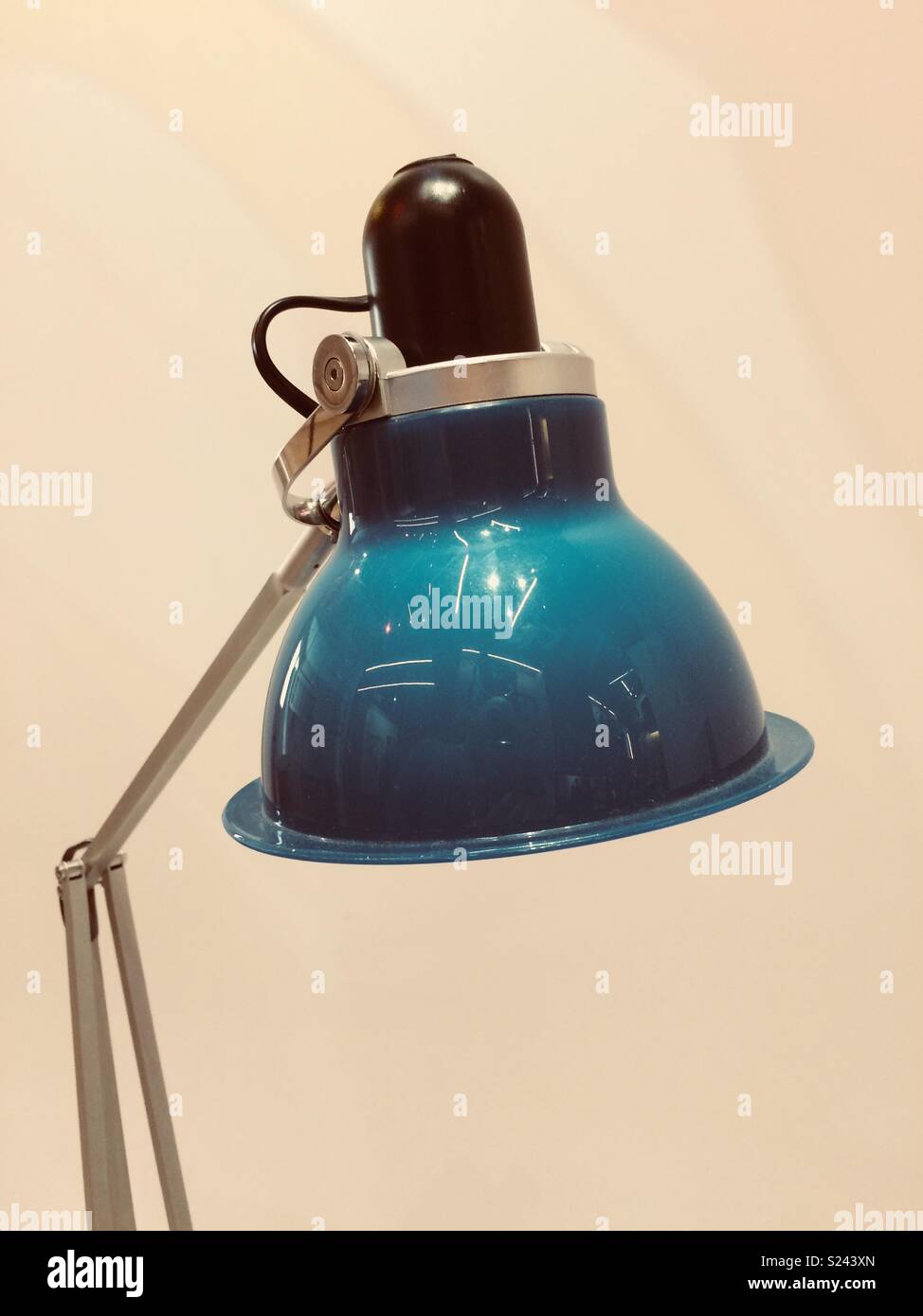 blue anglepoise lamp