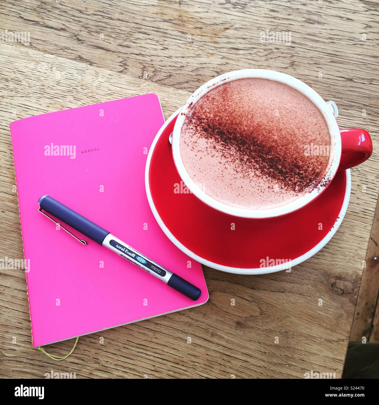 Notepad Cafe Hot cafes hi-res stock photography and images - Alamy