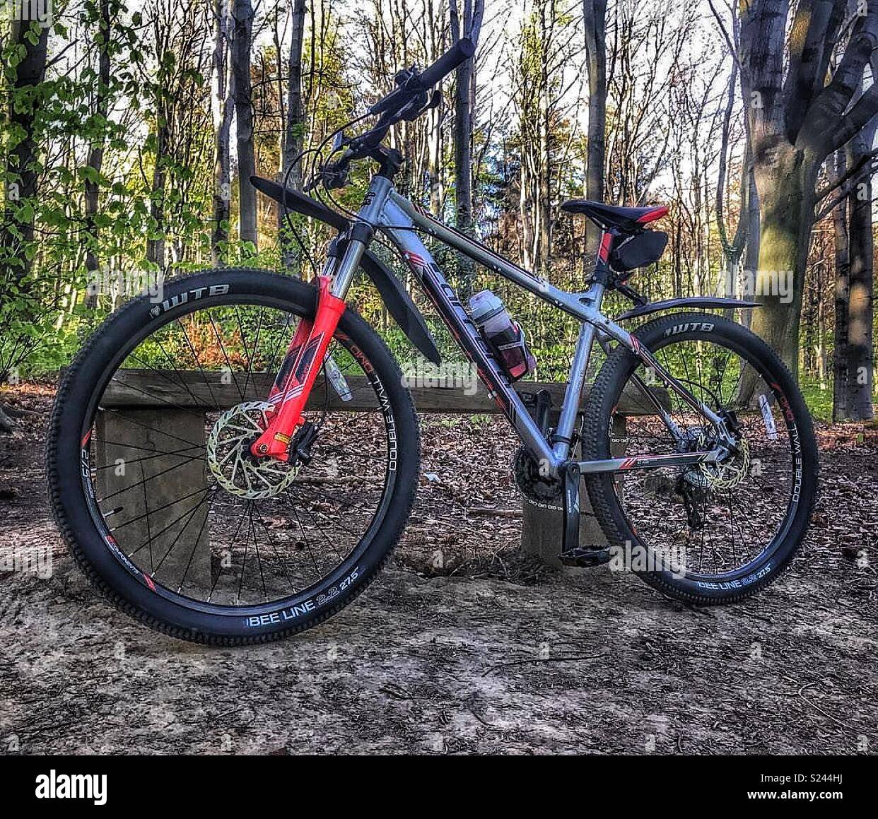 mounting bike