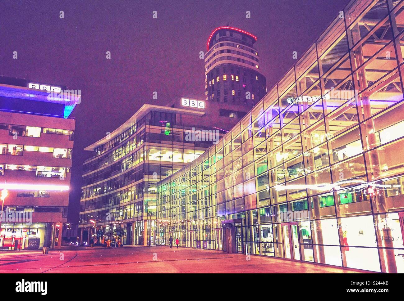 BBC buildings at MediaCity, Salford, UK Stock Photo
