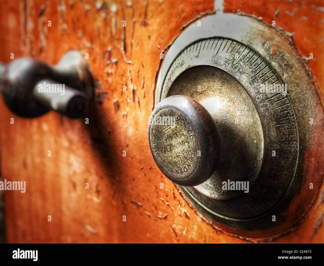 Old safe Stock Photo