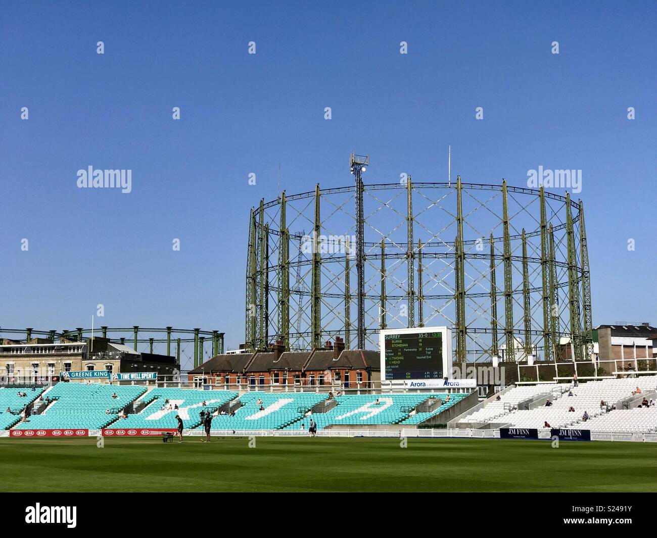 The Oval Cricket Ground Stock Photo Alamy