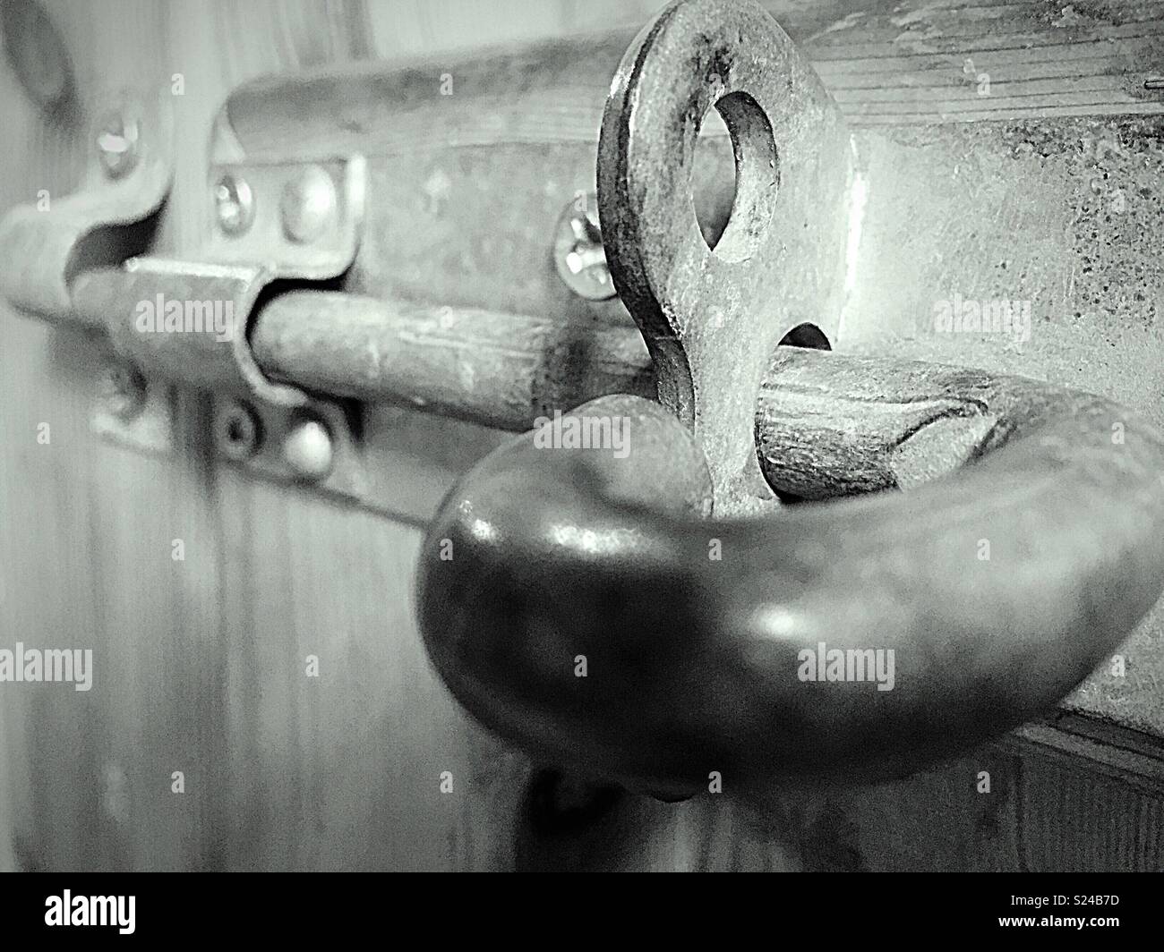 Bolted and secure Stock Photo