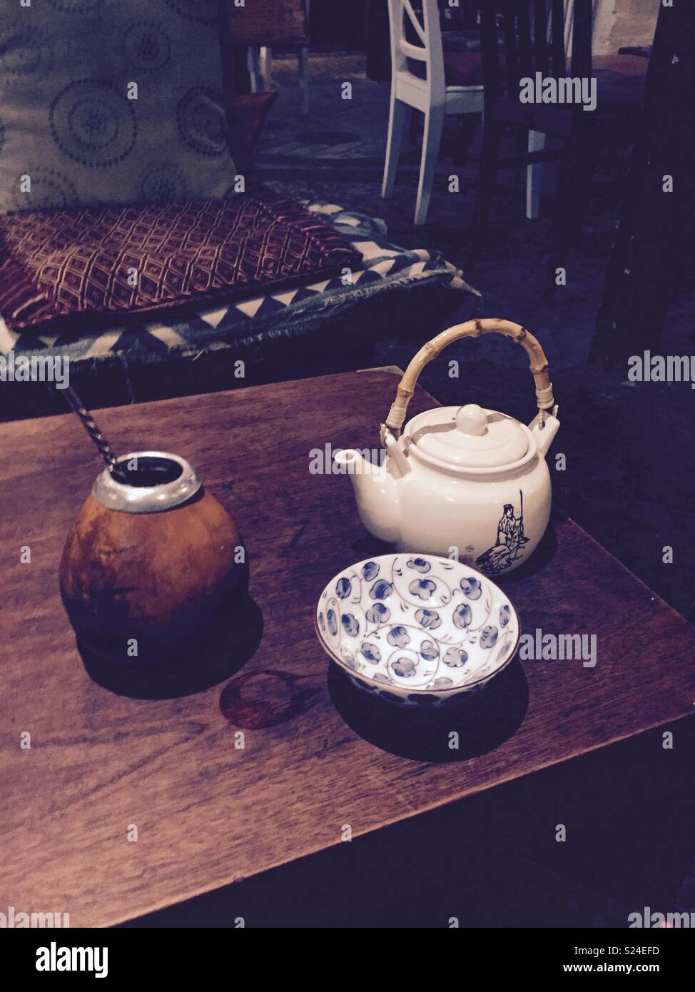 Time for tea - Smartphone Captured Stock Image