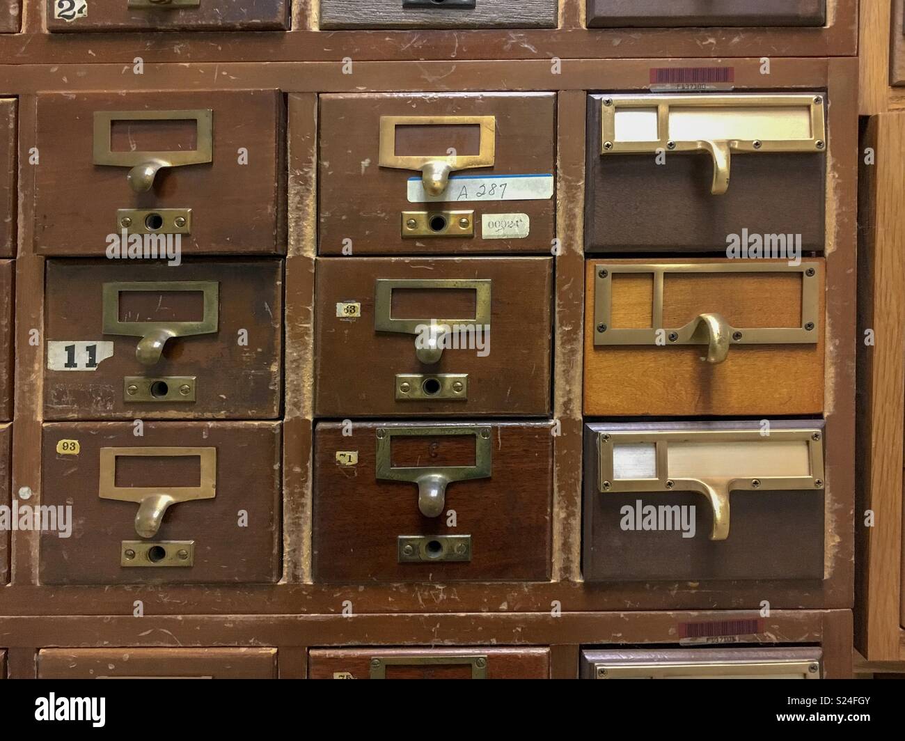 Library Card Catalog Stock Photo 311115979 Alamy