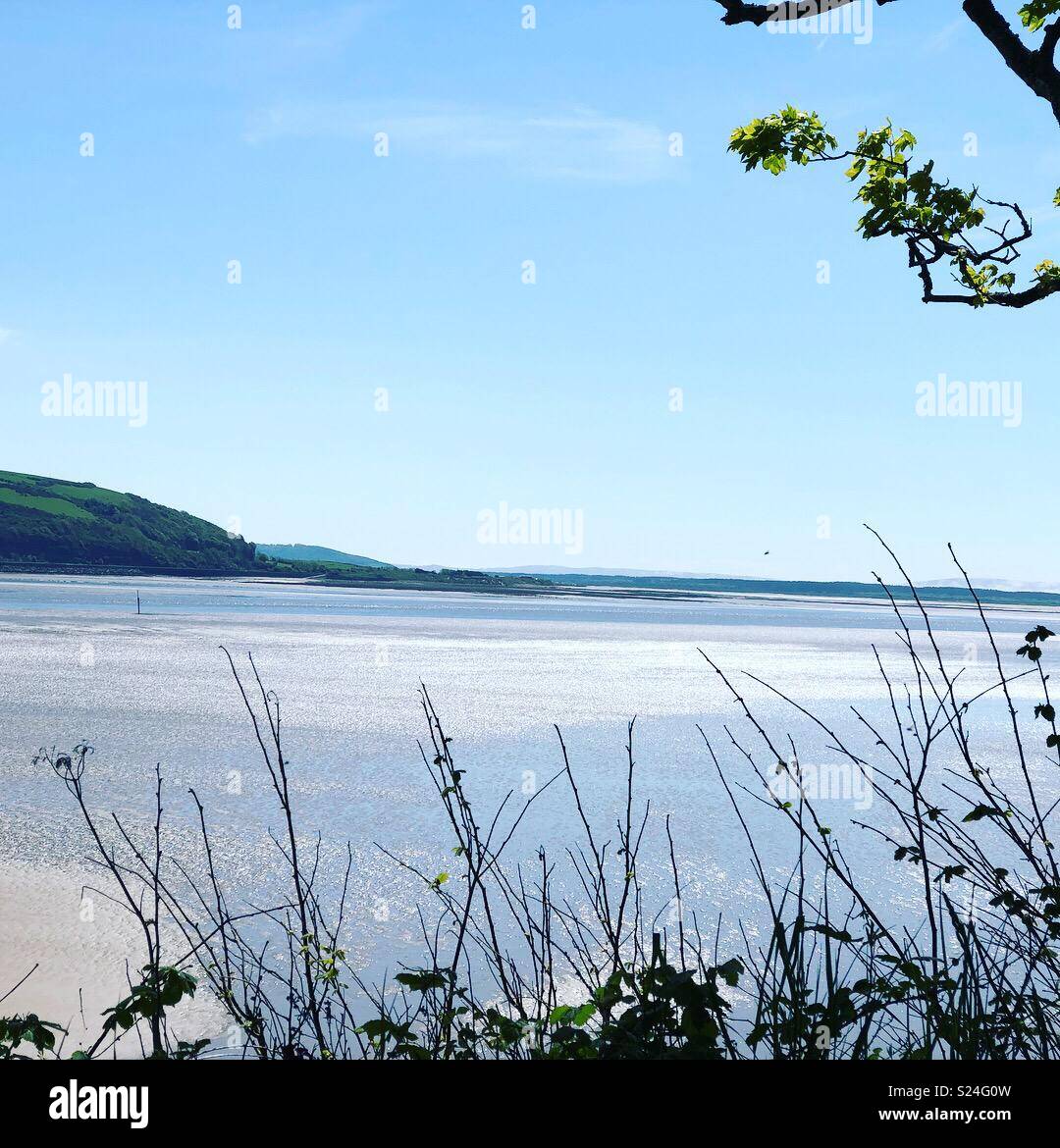 Llansteffan Stock Photo Alamy