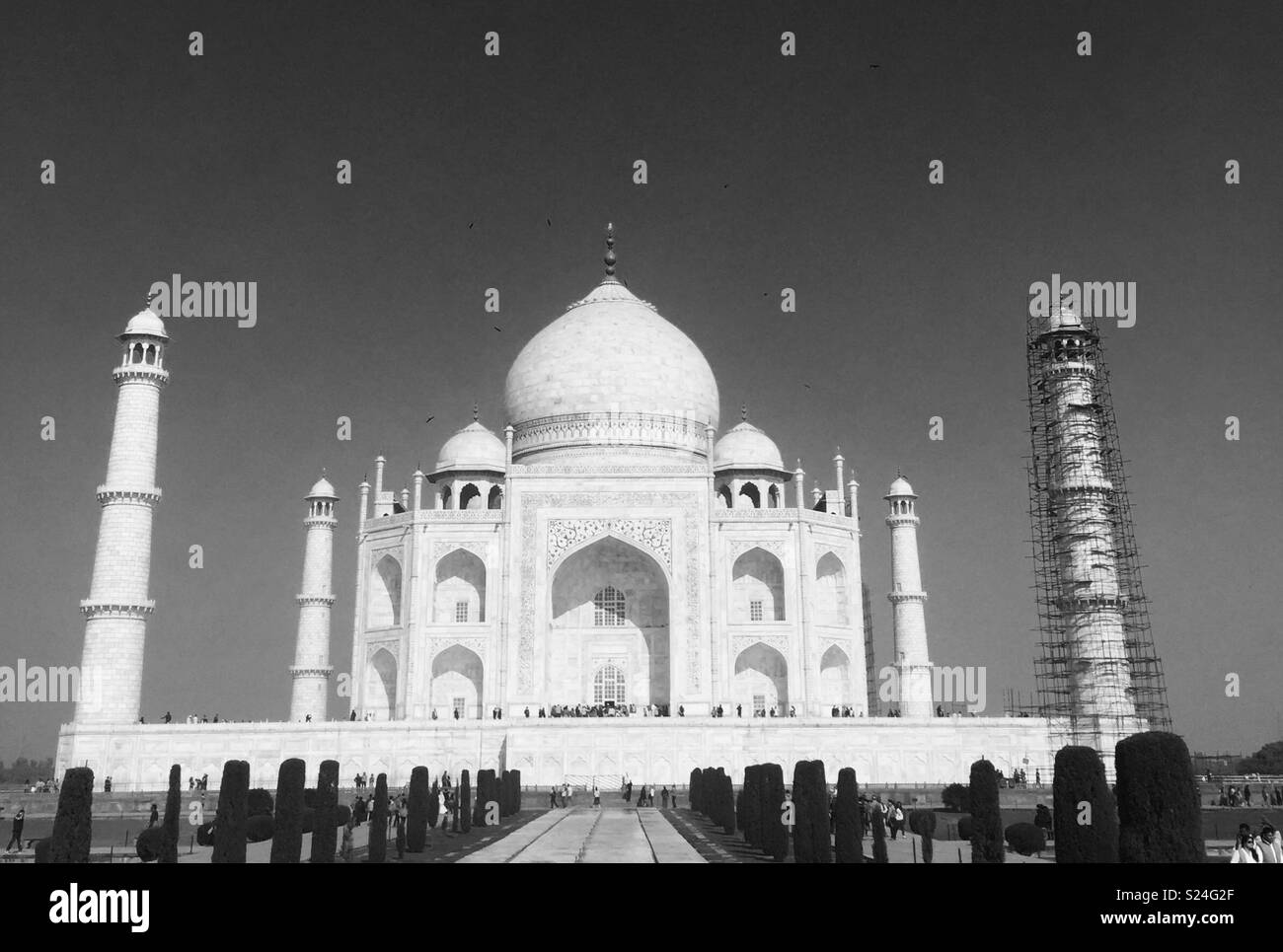 Taj mahal Black and White Stock Photos & Images Alamy