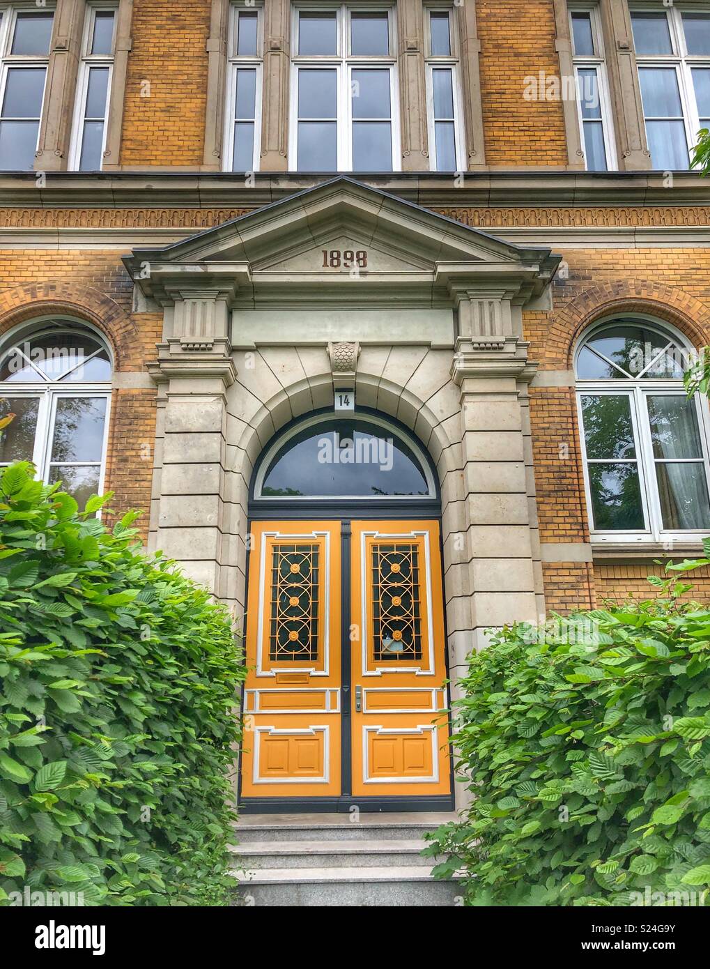 Historic building in Hamburg, Germany. - Smartphone Captured Stock Image