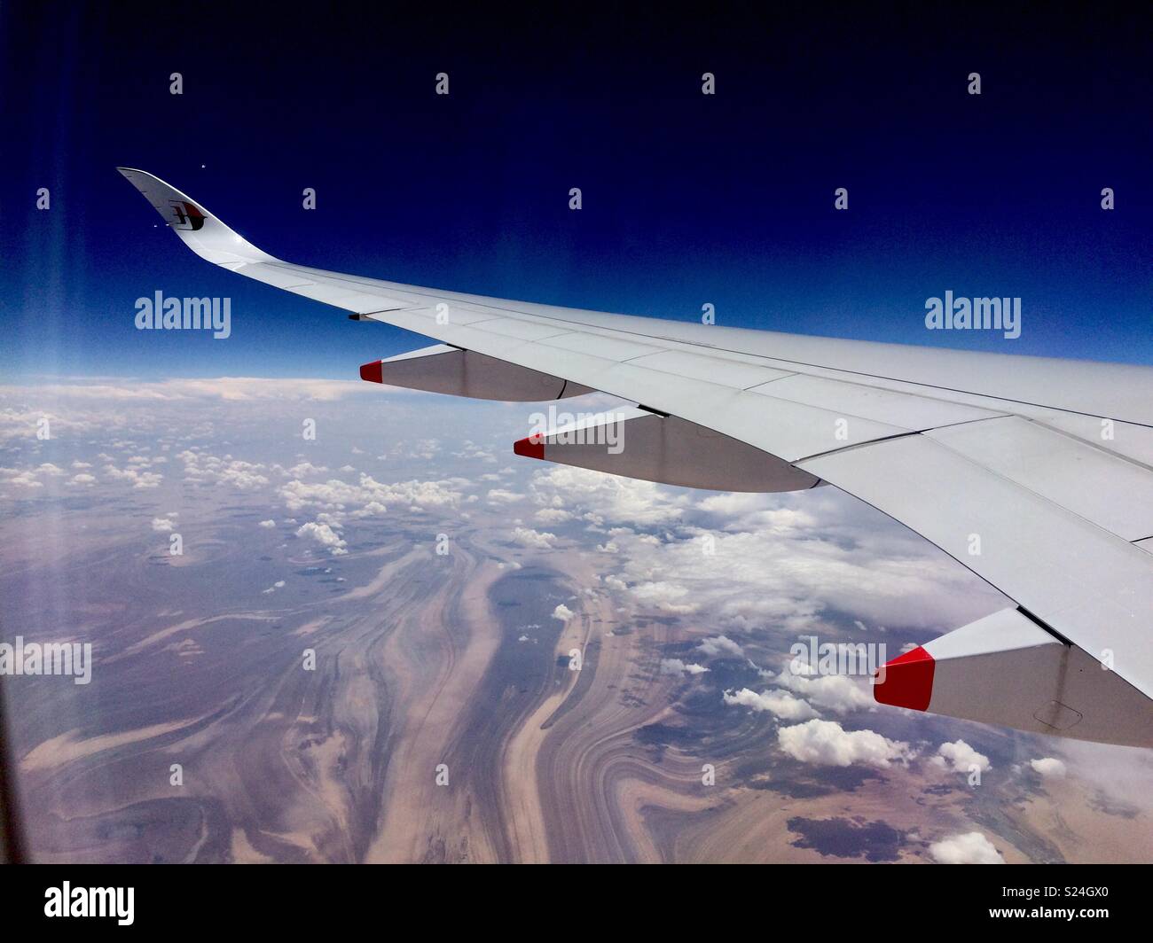 Wing and Desert - Smartphone Captured Stock Image