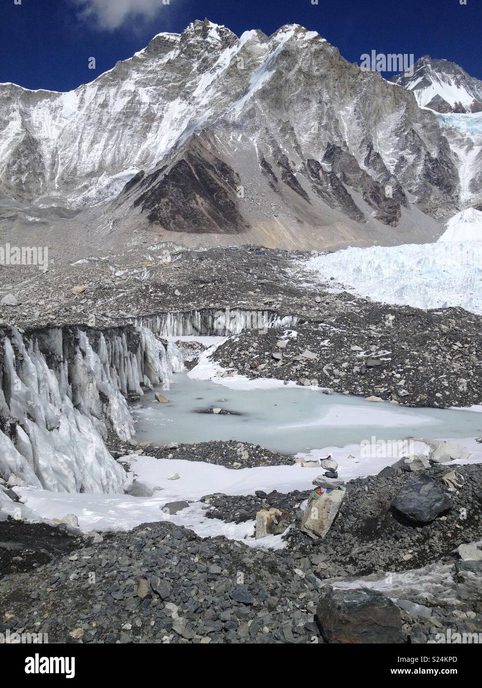 Trekking to Everest Base Camp Stock Photo - Alamy