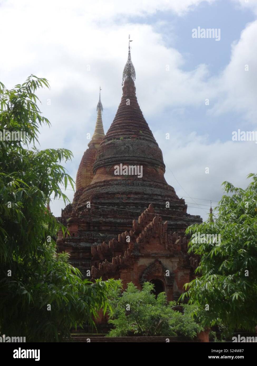 Bagan ancient temple Myanmar Stock Photo