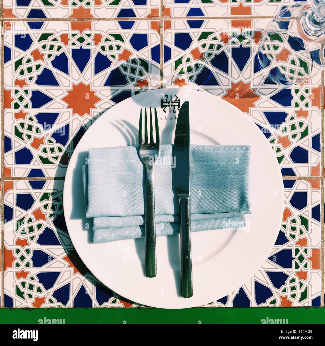 Cairo dining Stock Photo