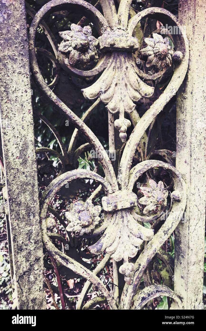 Metalwork Hearts Stock Photo Alamy