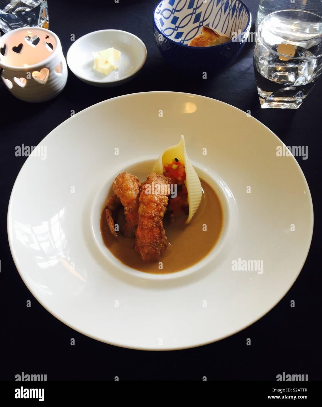 Bisque langoustine hires stock photography and images Alamy