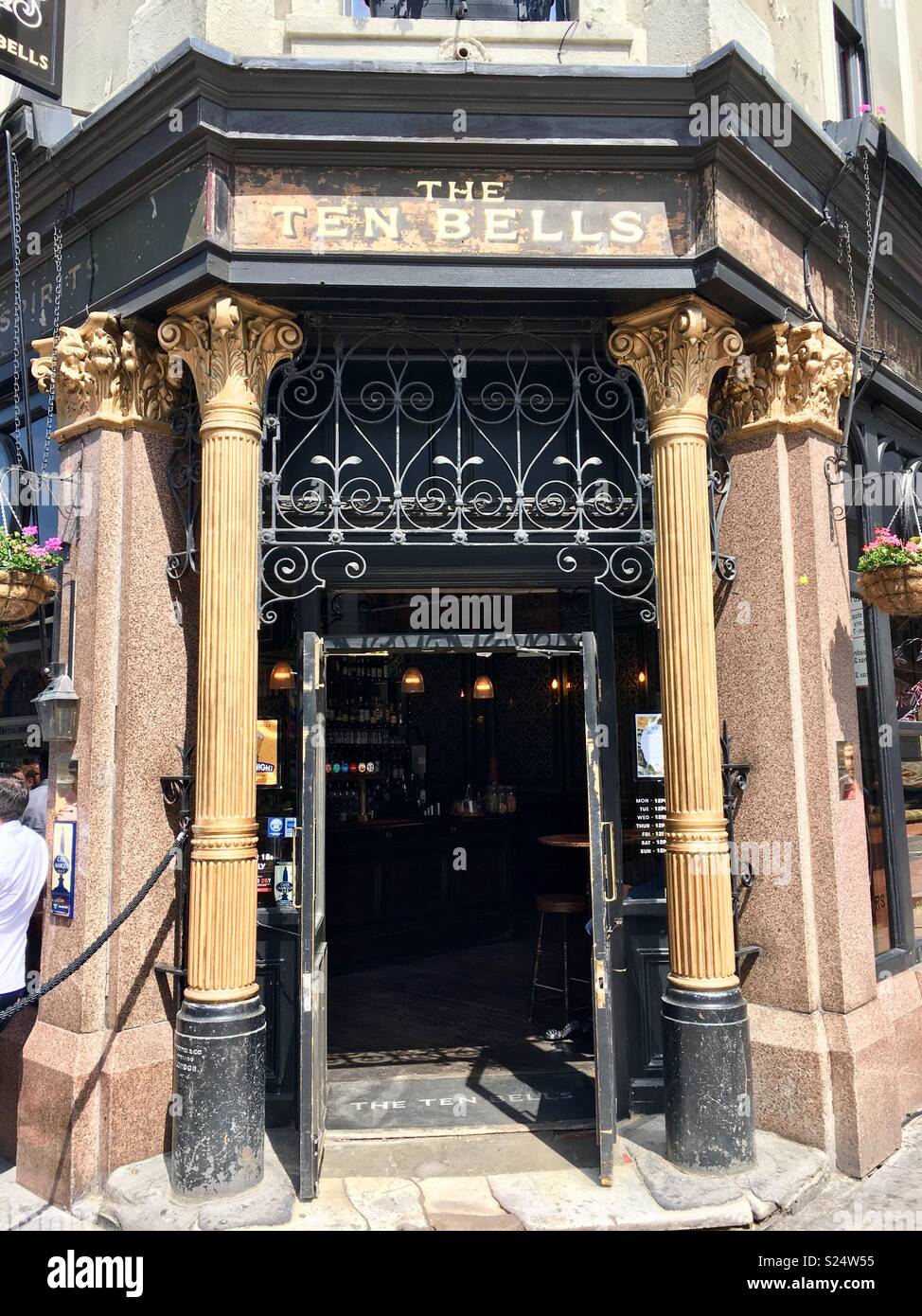 The Ten Bells Pub - Smartphone Captured Stock Image