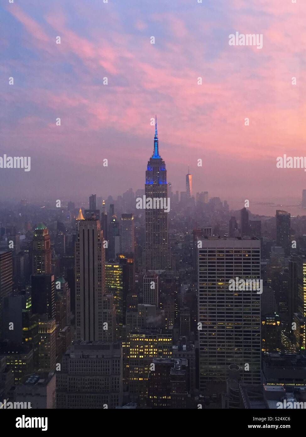 Top of the rock Stock Photo Alamy