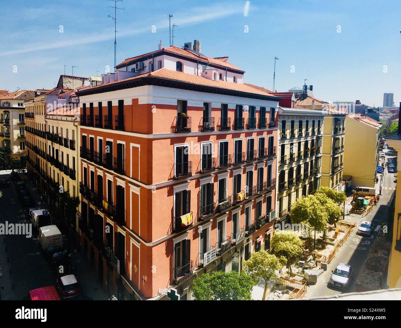 Madrid - Smartphone Captured Stock Image