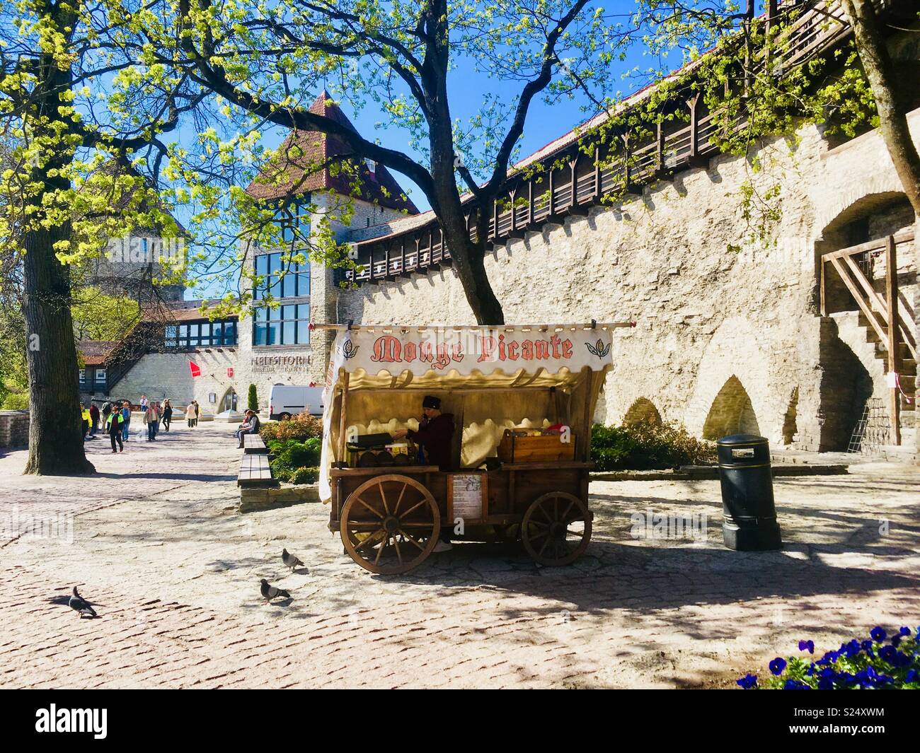 Street candy food in Tallin Stock Photo