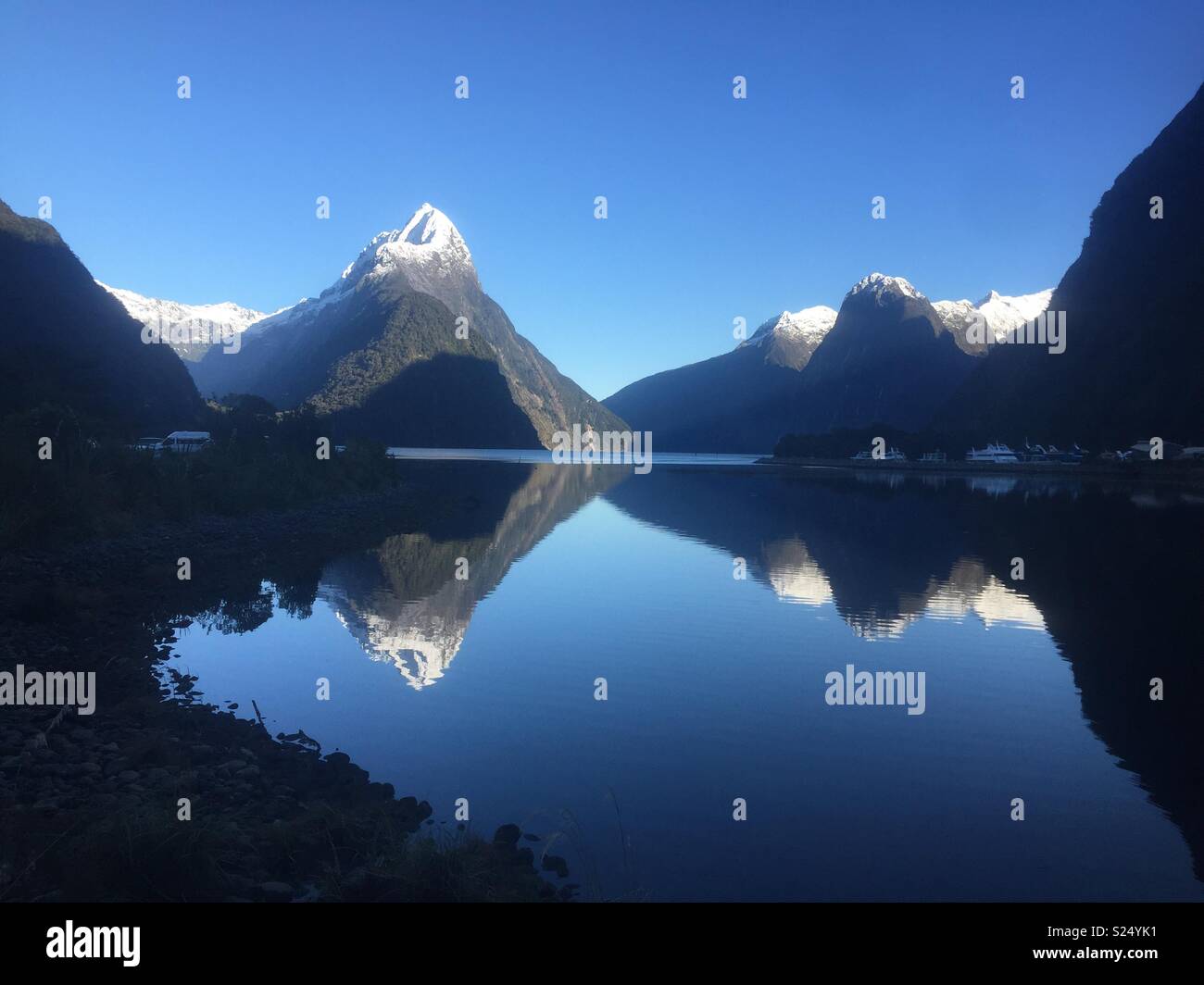 Milford Sound, NZ Stock Photo Alamy