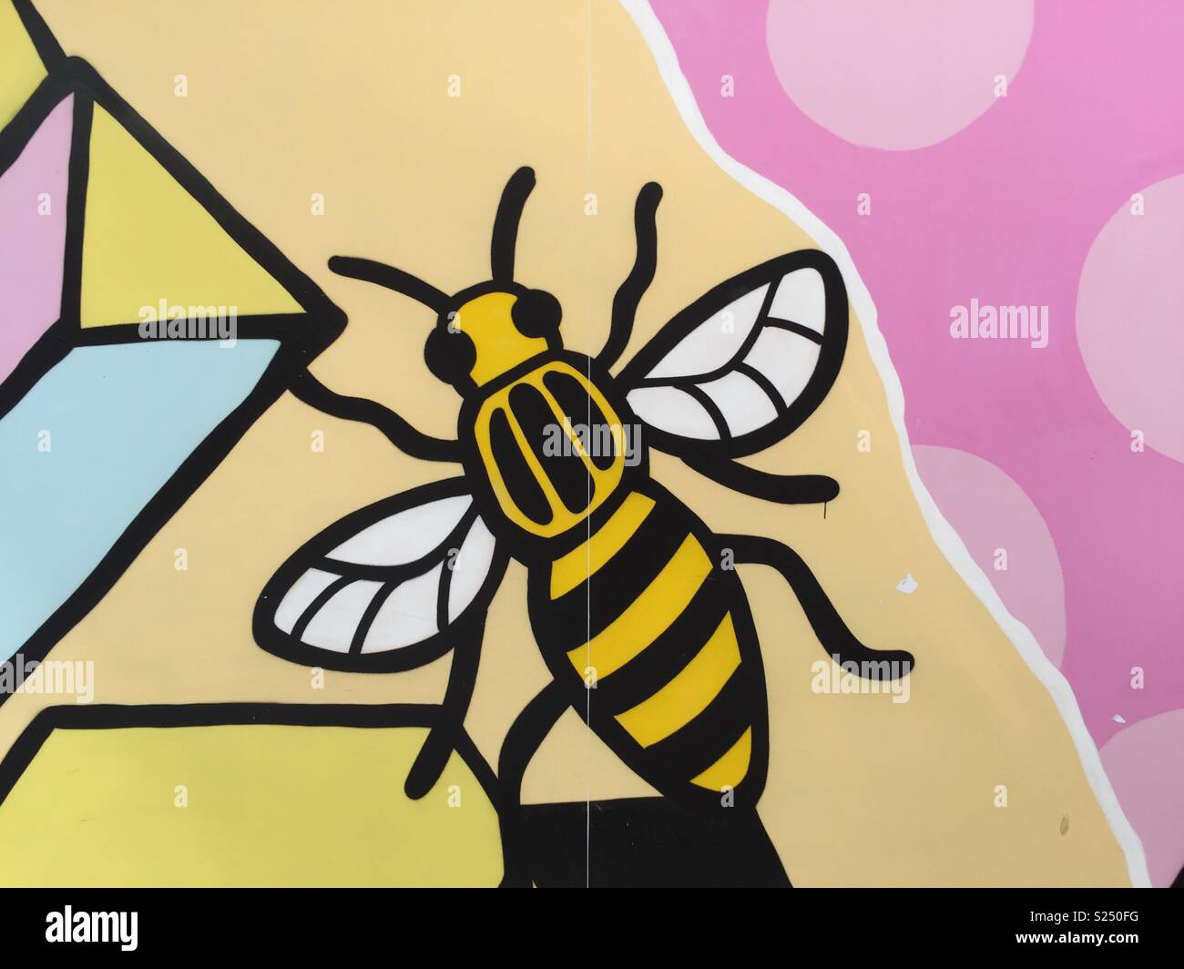 Manchester bee Stock Photo
