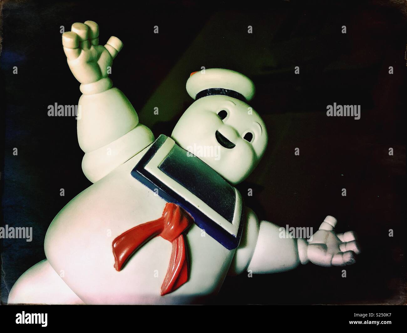 Giant marshmallow man from ghostbusters hires stock photography and