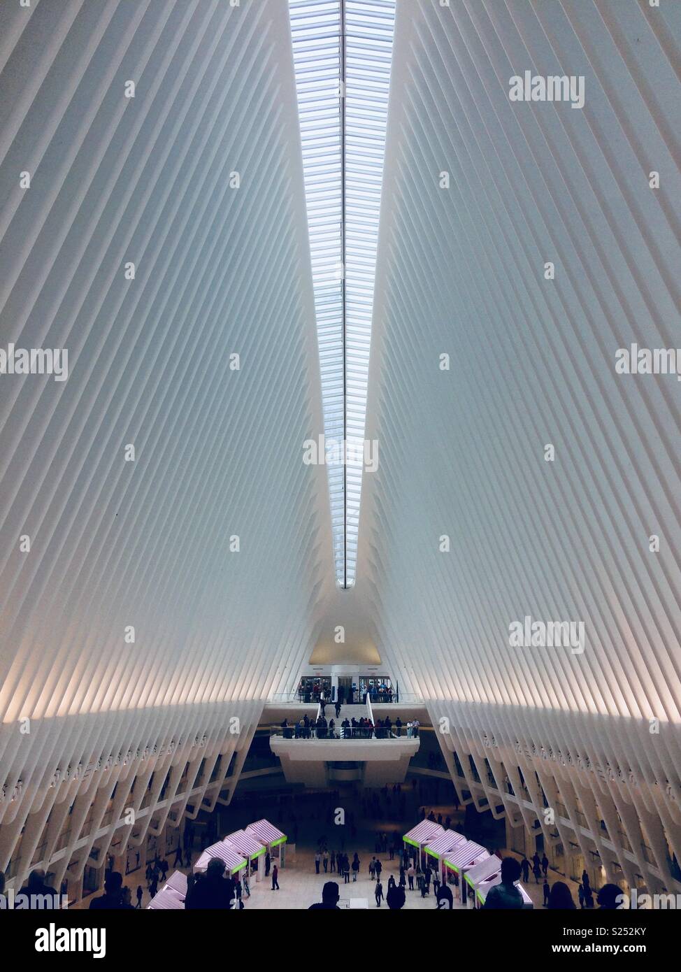Interior of Westfield World Trade Center Mall Stock Photo