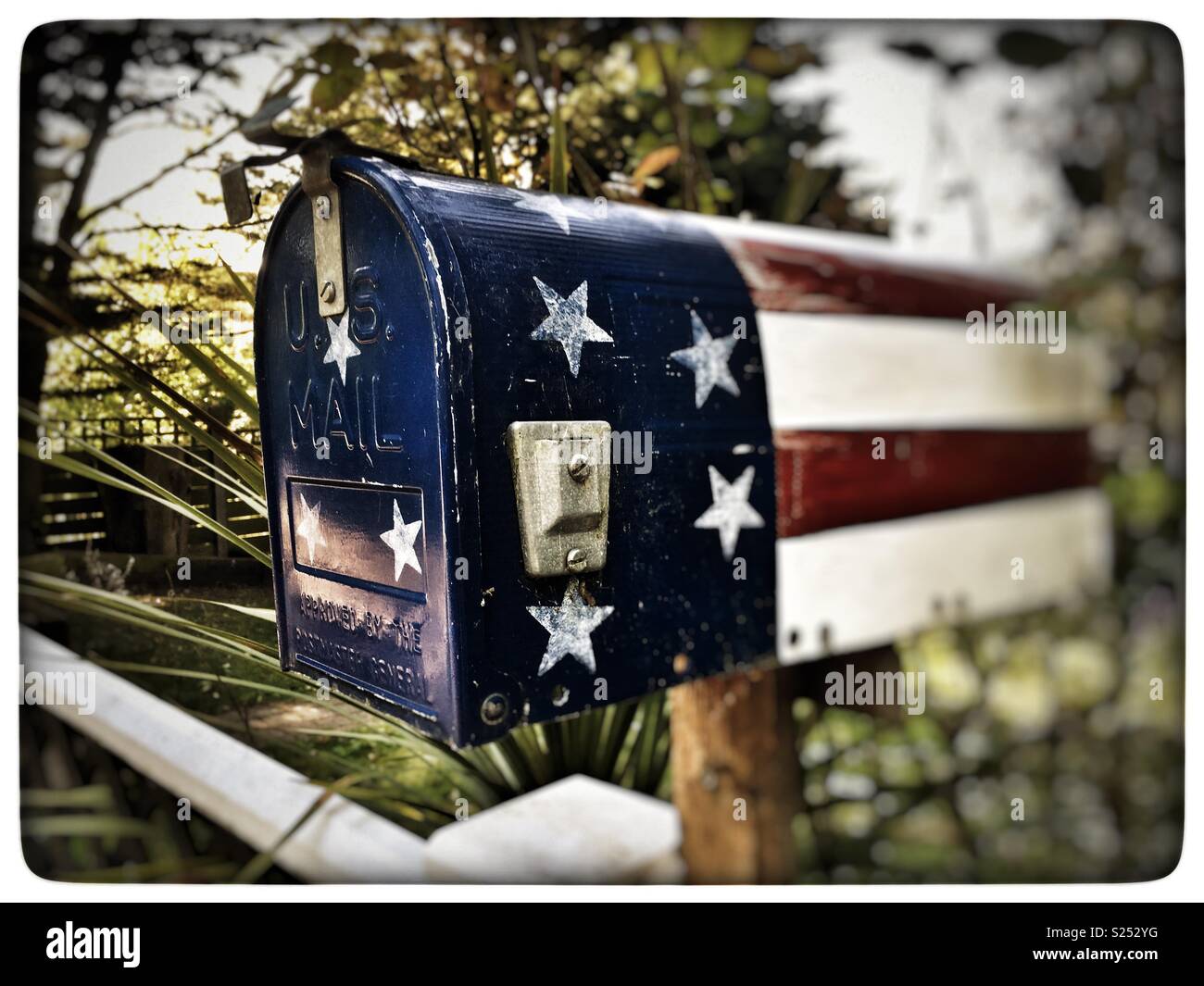 US mail letter box - Smartphone Captured Stock Image