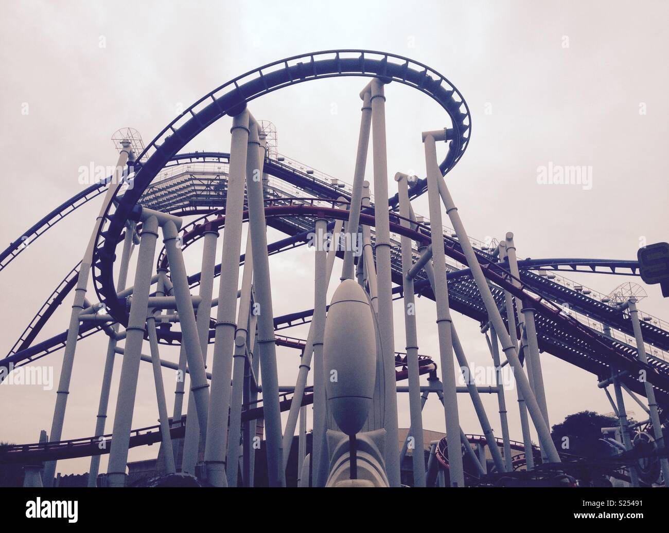 Rollercoaster - Smartphone Captured Stock Image