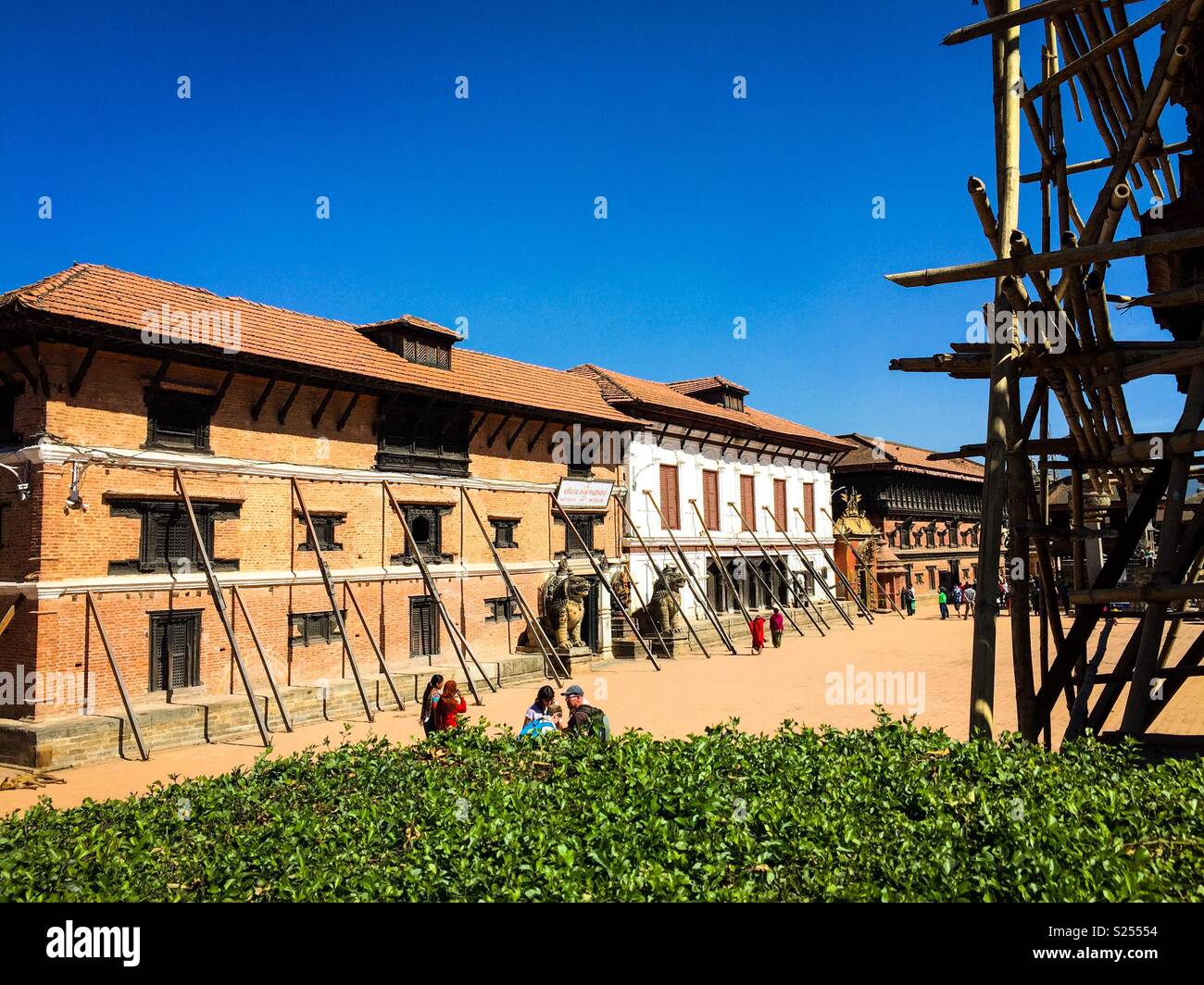 Durbar Square, Bhaktapur, Nepal - Smartphone Captured Stock Image