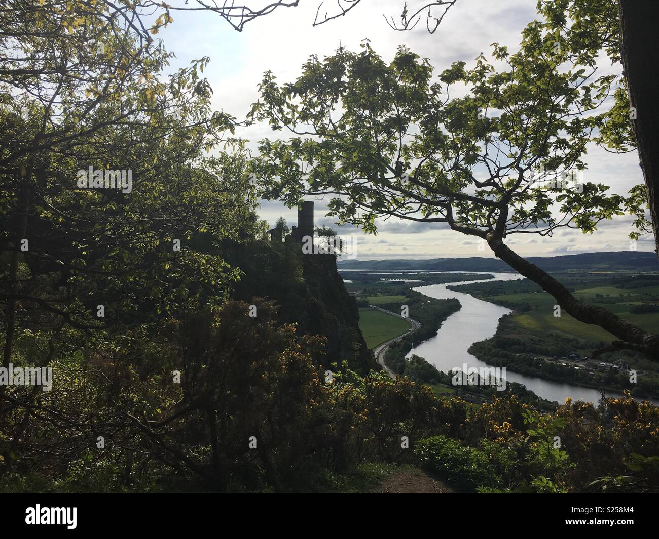 Tower at Kinnoull Hill Stock Photo